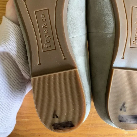 Frye Taupe Suede Flats - Picture 14 of 16